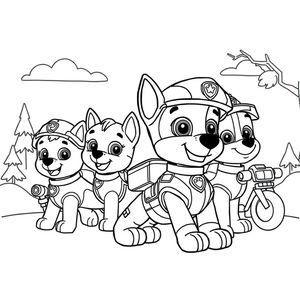 PAW Patrol Coloring