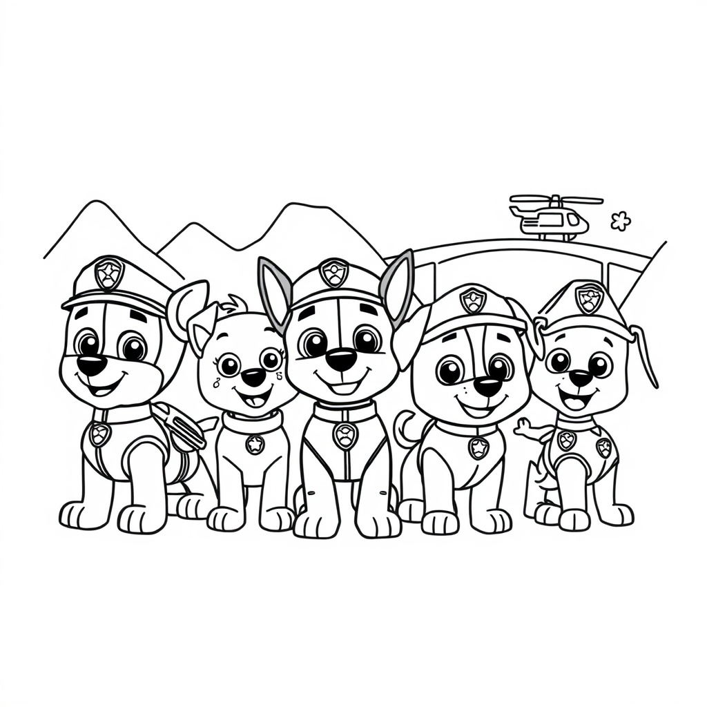 PAW Patrol Coloring Book