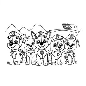 PAW Patrol Coloring Book