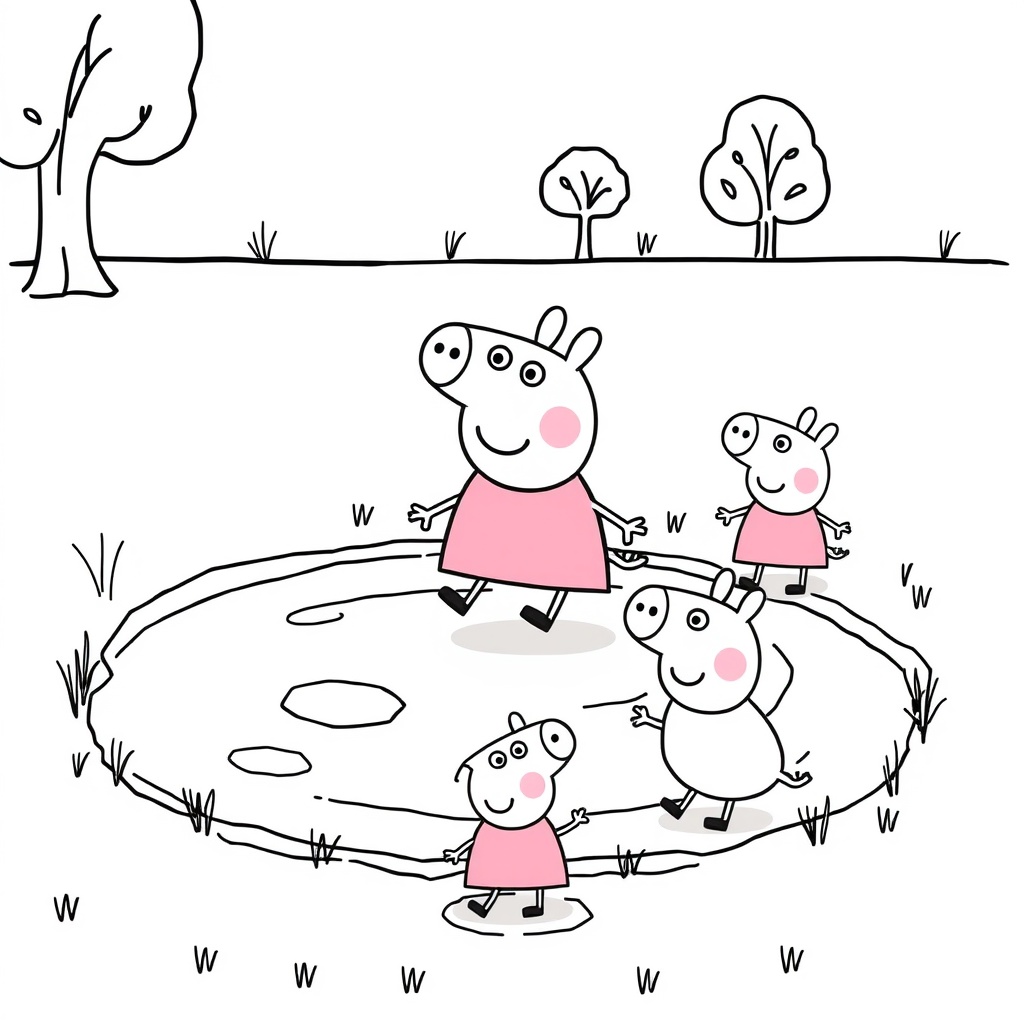 Kolorowanka Peppa Pig