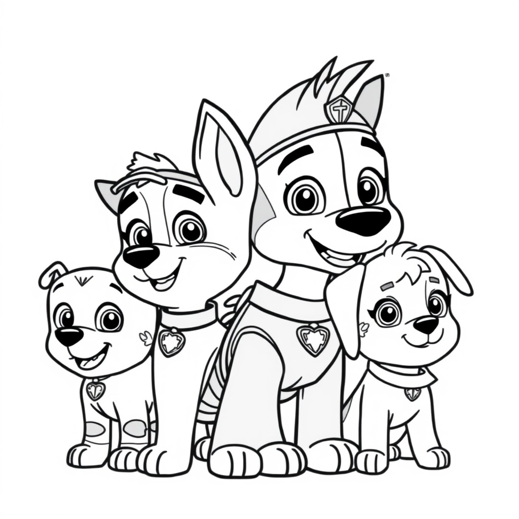 Coloring Page: PAW Patrol