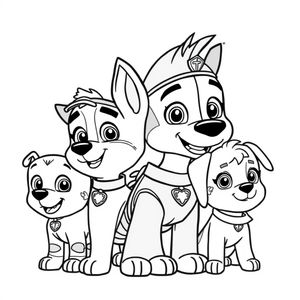 Coloring Page: PAW Patrol