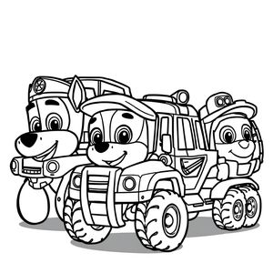 Kolorowanka: Psi Patrol