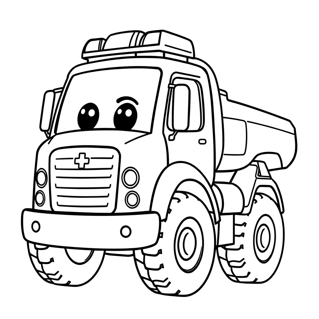 Libro para Colorear de Leo el Camión