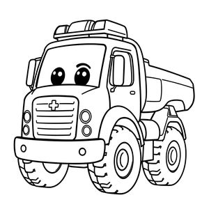 Leo the Truck Coloring Book
