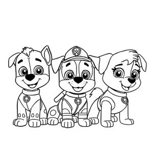 PAW Patrol Action Coloring Book