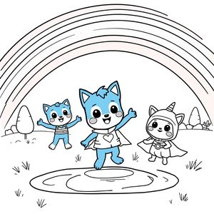 Bluey Coloring Book: Adventures in the World of Fun