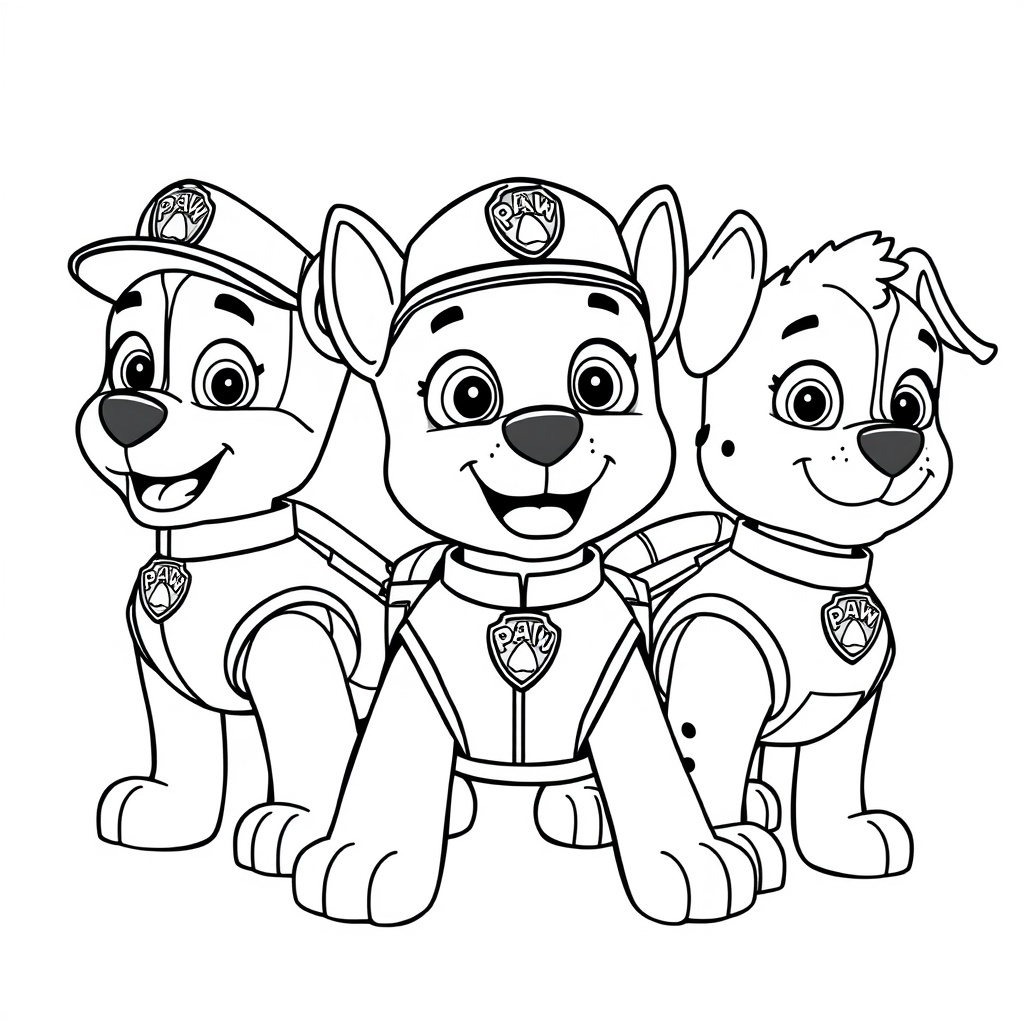 Kolorowanka Psi Patrol