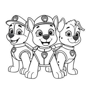 Kolorowanka Psi Patrol