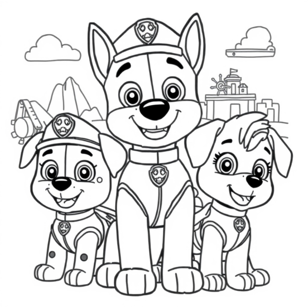 Coloring Book: PAW Patrol