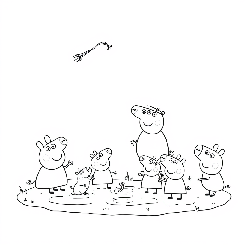 Kolorowanka Peppa Pig