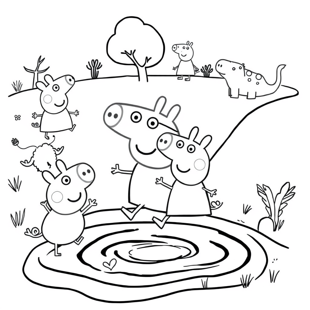 Kolorowanka Peppa Pig