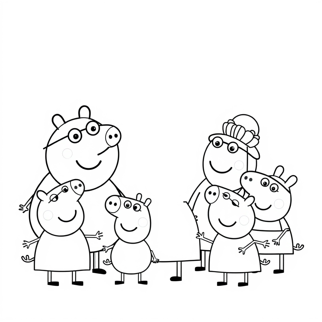 Kolorowanka Peppa Pig