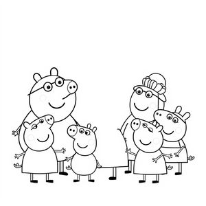 Kolorowanka Peppa Pig