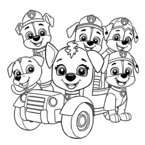 PAW Patrol Coloring Action