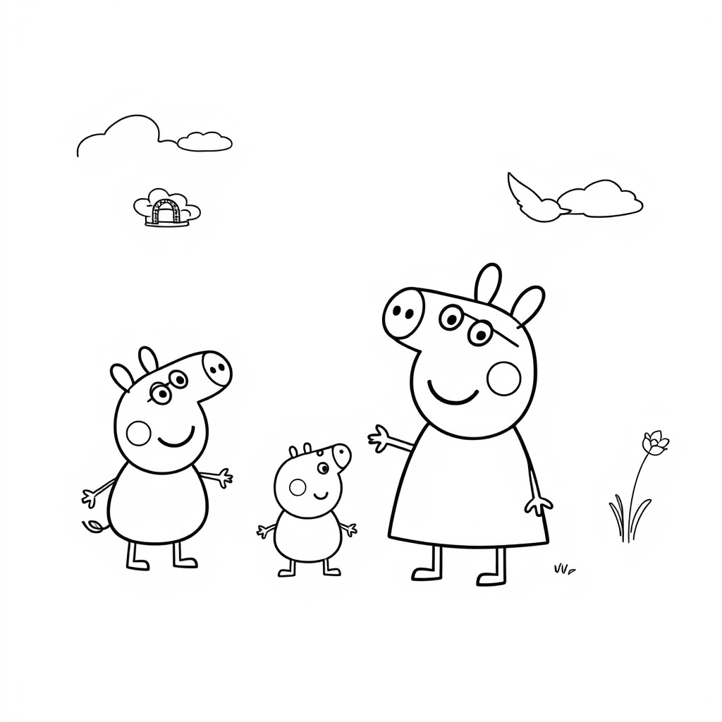 Przygody Peppy - Kolorowanka