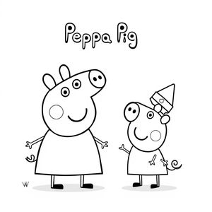 Kolorowanka Peppa Pig - Przygody