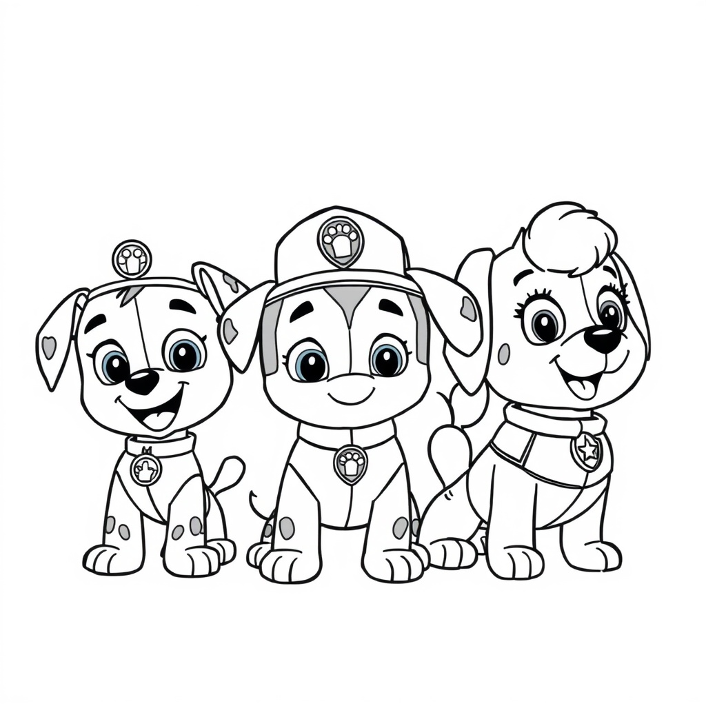 Libro para Colorear - La Patrulla Canina