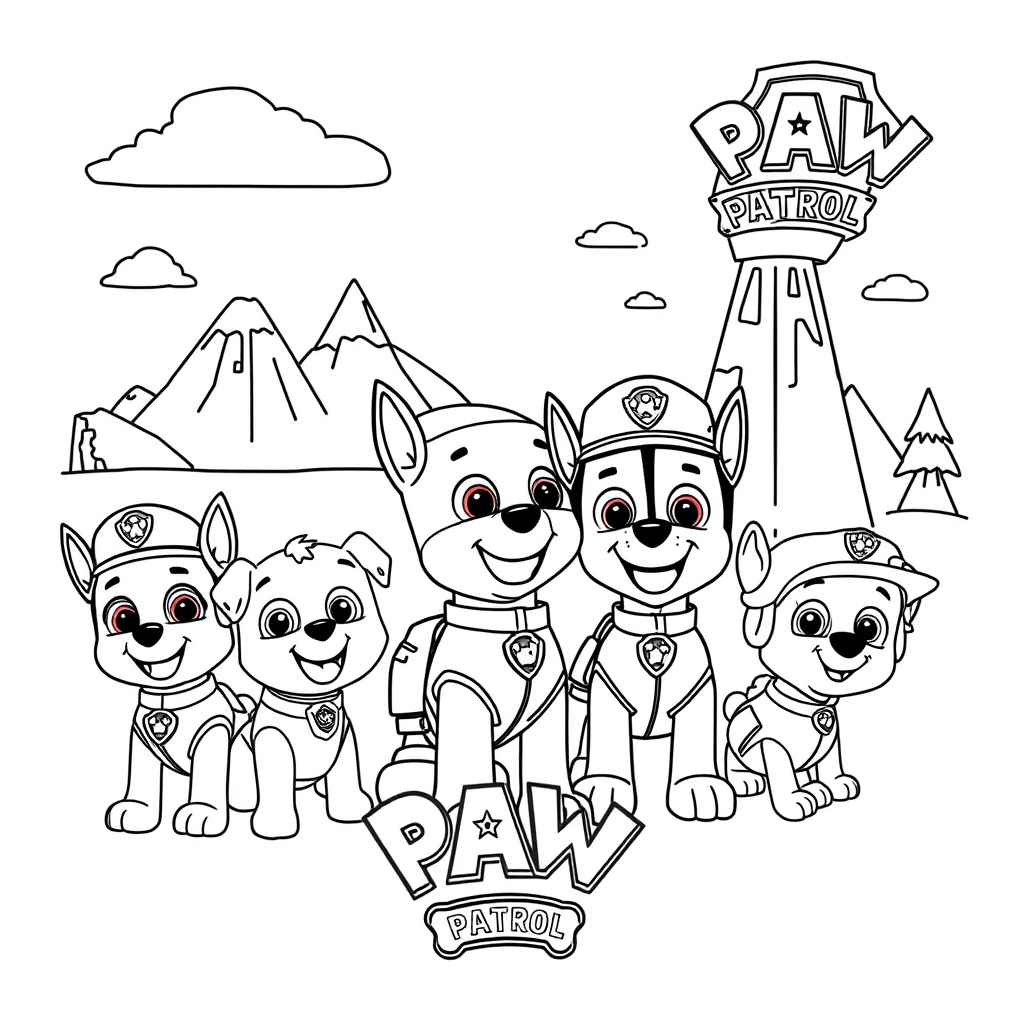 PAW Patrol Coloring Book