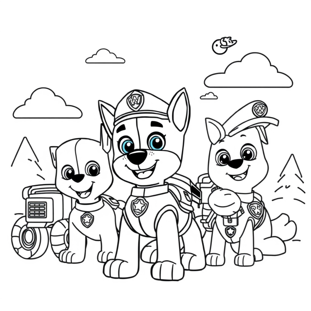 Coloring Book: PAW Patrol