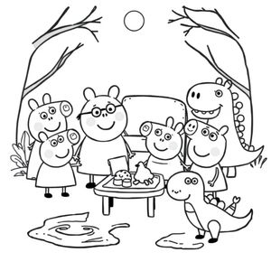 Peppa Pig Kolorowanka