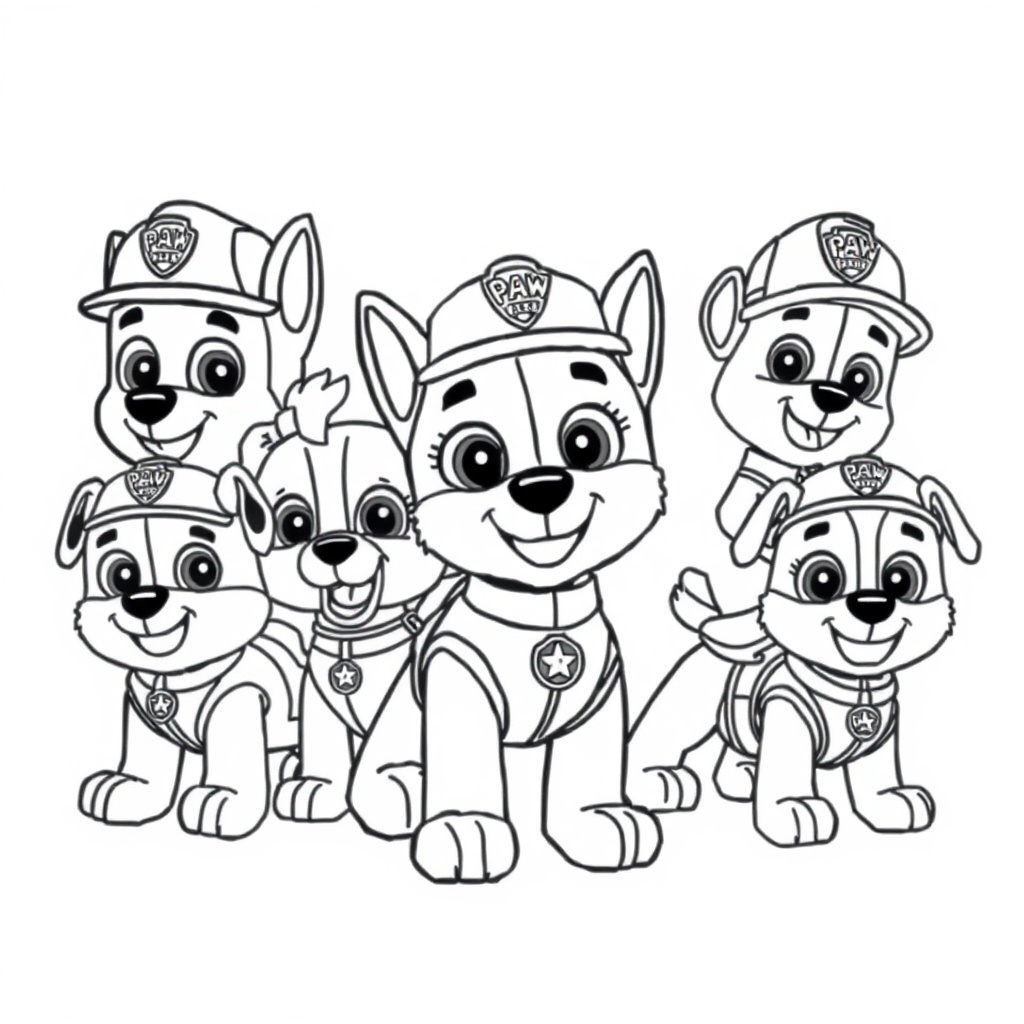 PAW Patrol Coloring Book