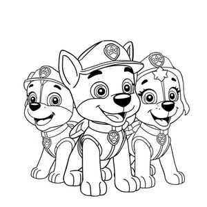 PAW Patrol - Missions to Color