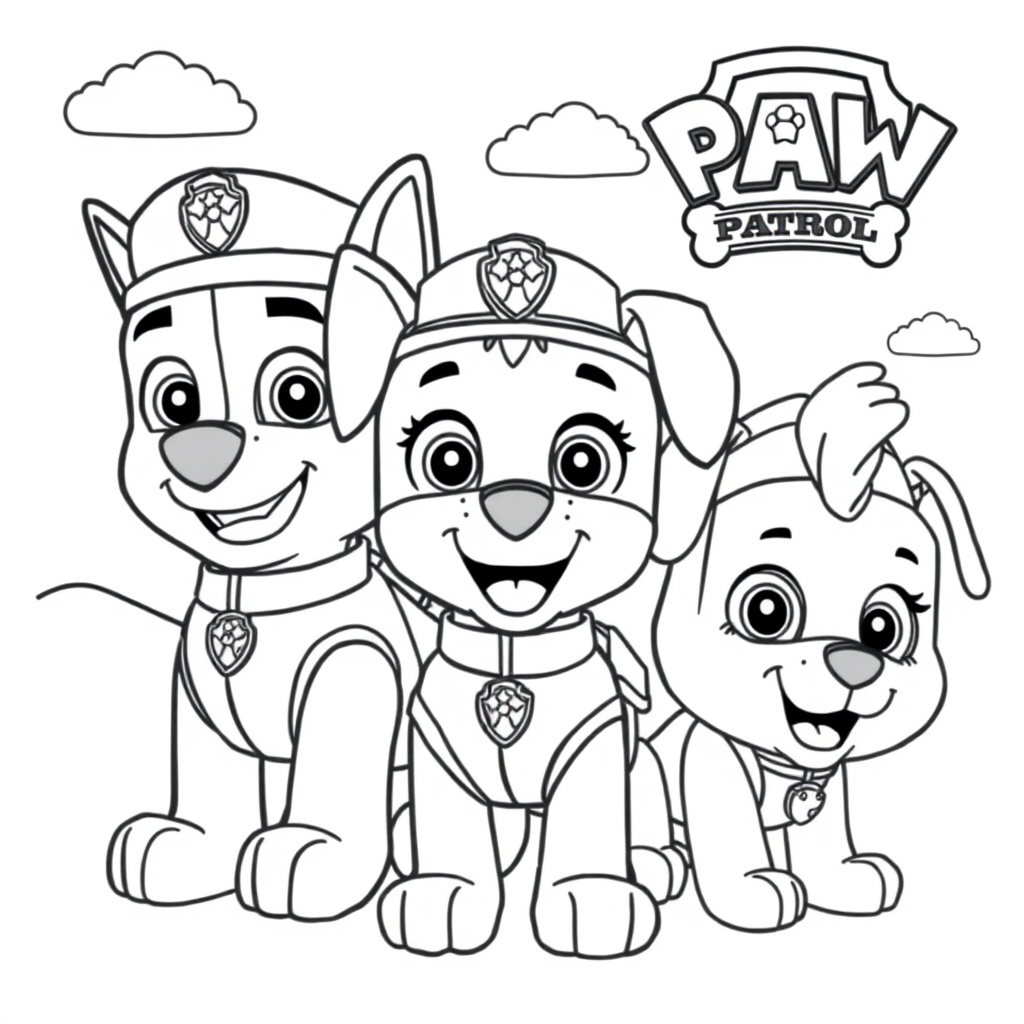 Coloring Book: PAW Patrol
