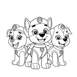 Coloring Book: PAW Patrol - Adventures in Adventure Bay