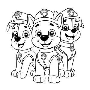 Kolorowanka Psi Patrol