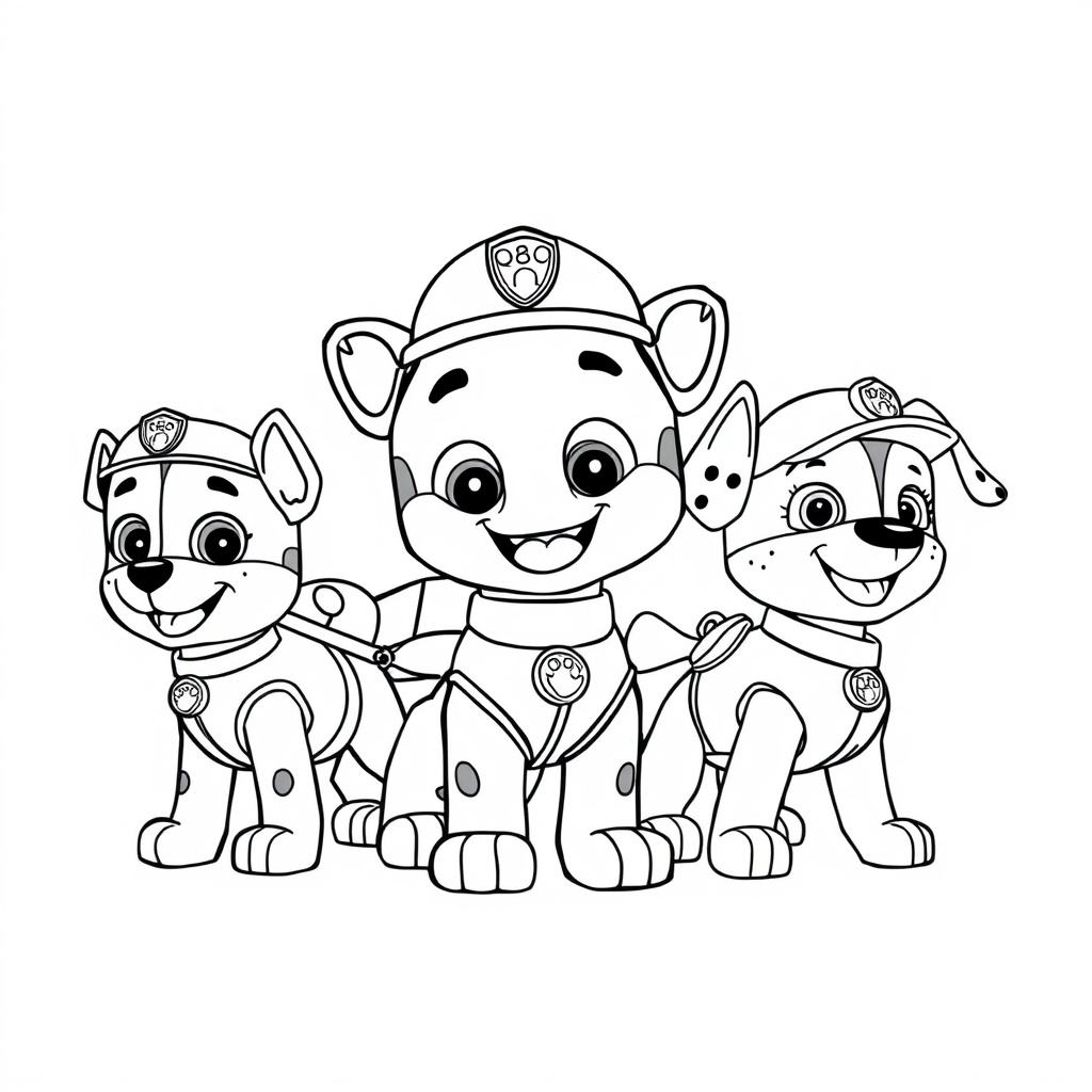 Libro para Colorear de la Patrulla Canina