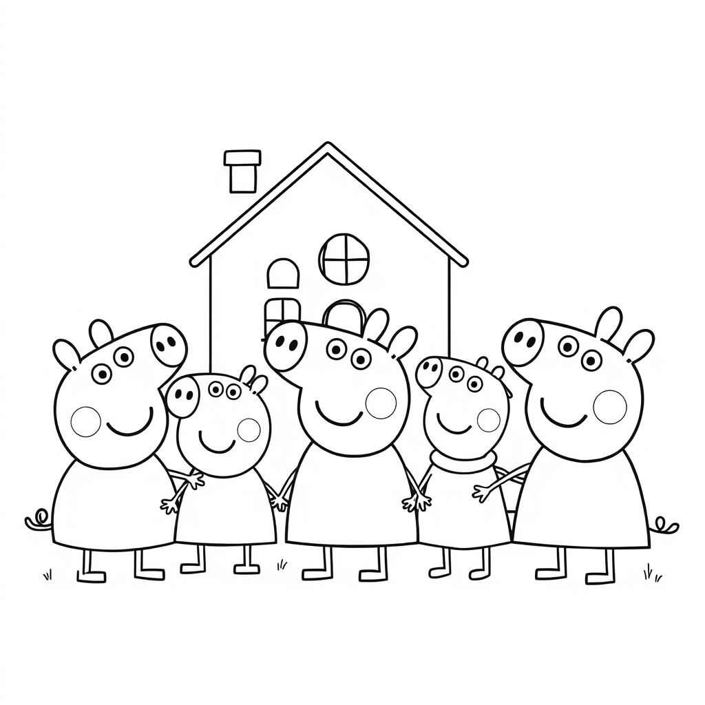 Kolorowanka z Peppą