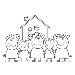 Kolorowanka z Peppą