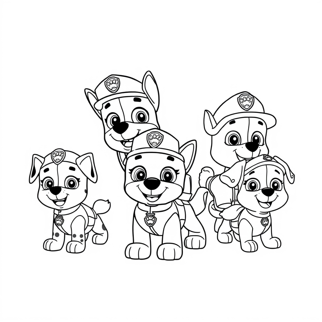 PAW Patrol Coloring Book