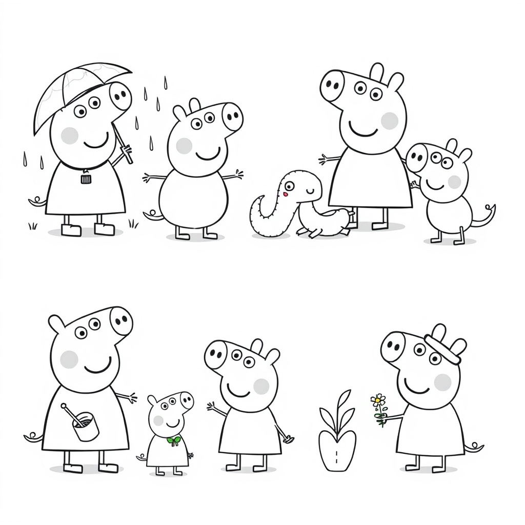 Peppa Pig Coloring Book