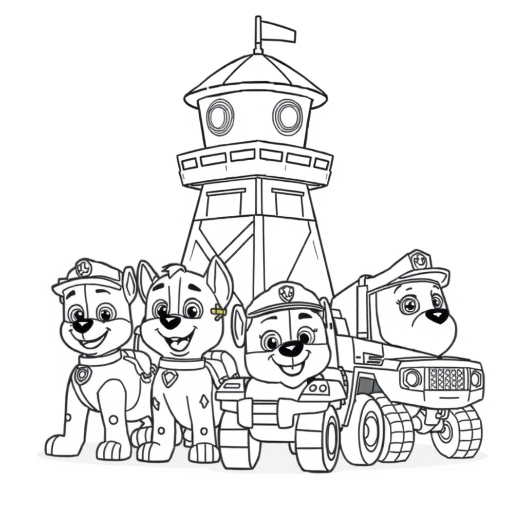 PAW Patrol Coloring Book