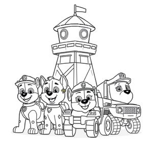PAW Patrol Coloring Book