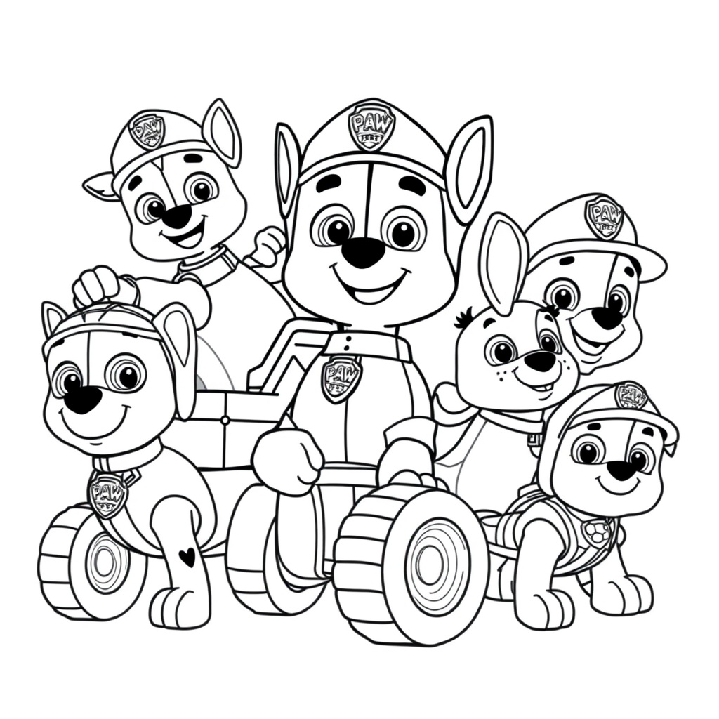Coloring Book: PAW Patrol