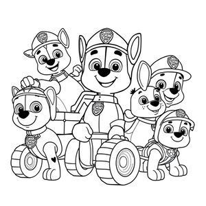 Coloring Book: PAW Patrol