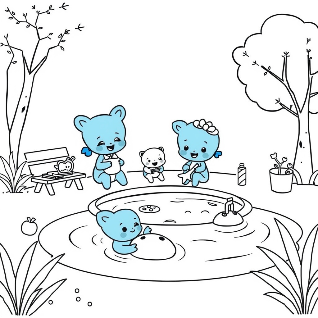 Bluey - Kolorowanka z Przygód