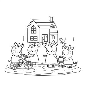 Kolorowanka Peppa Pig