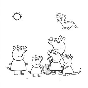 Kolorowanka Peppa Pig