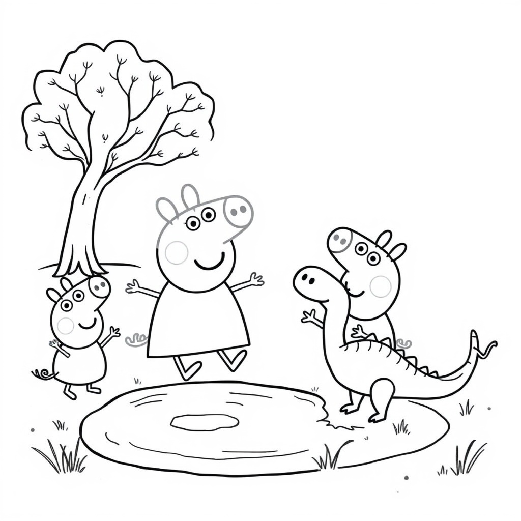 Kolorowanka Peppa Pig