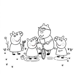 Kolorowanka Peppa Pig