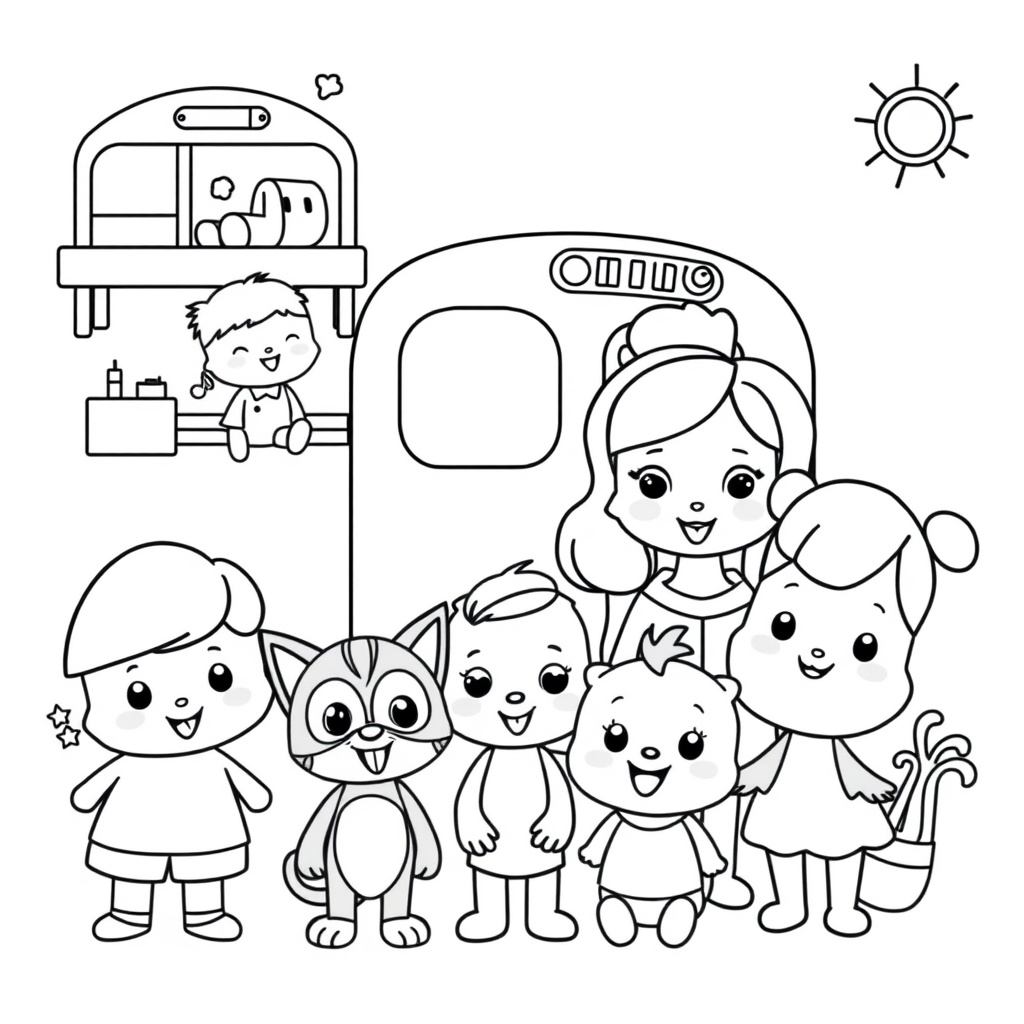 CoComelon Coloring Book