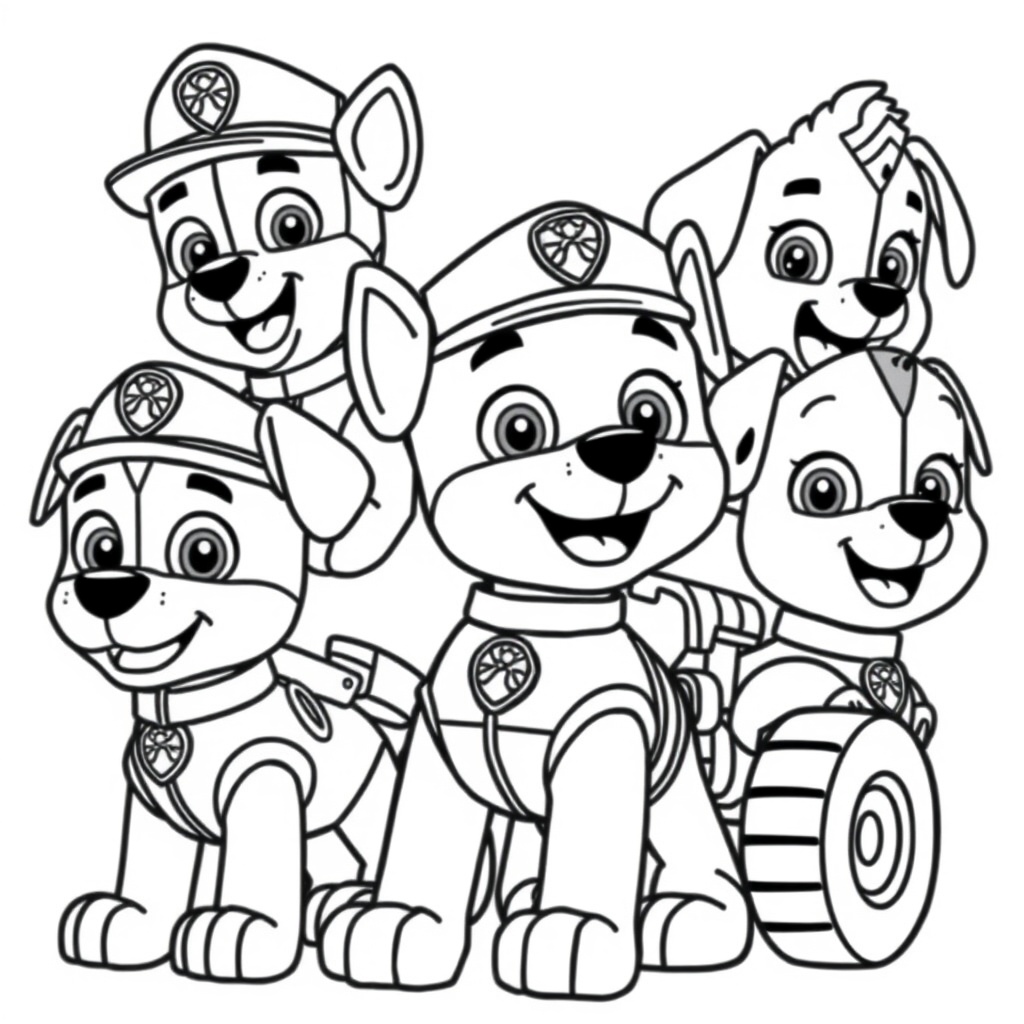 PAW Patrol Coloring Book