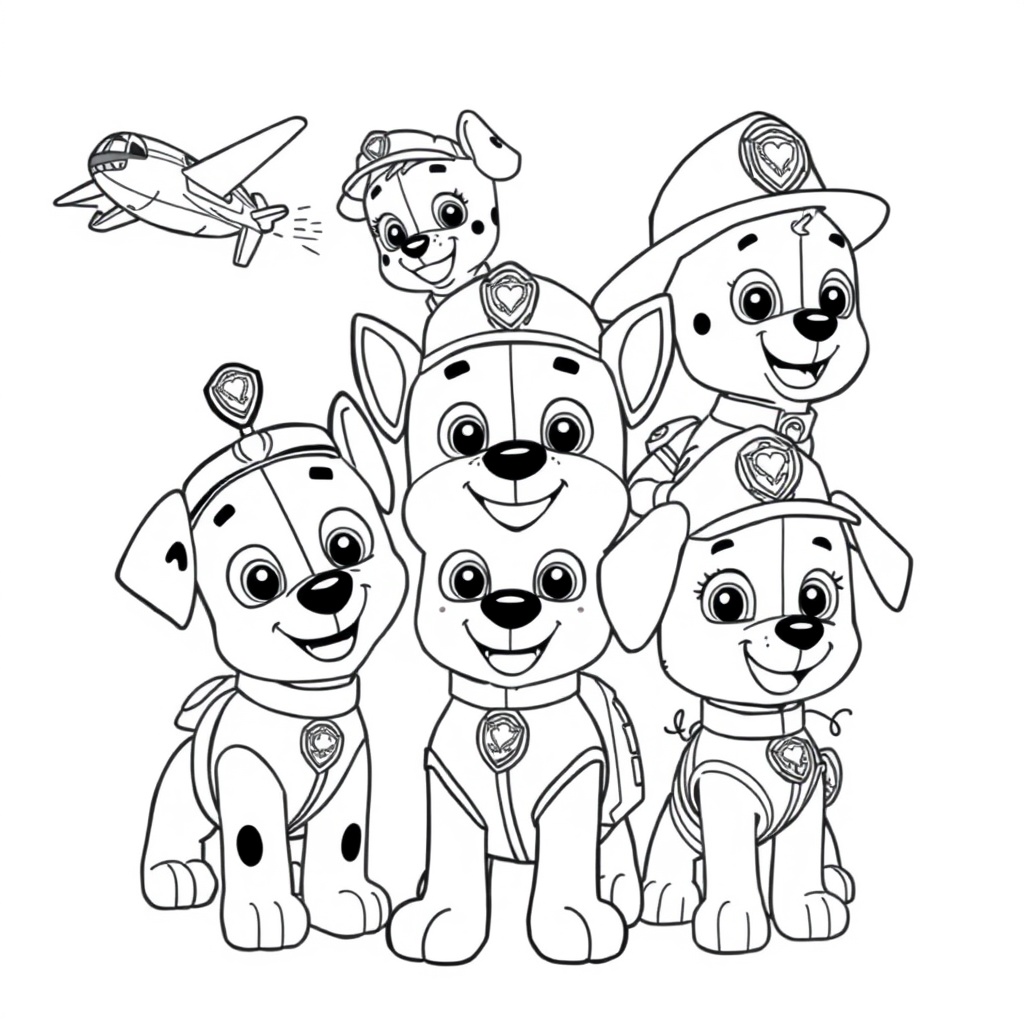 PAW Patrol Coloring Book