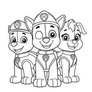 Psi Patrol Kolorowanka