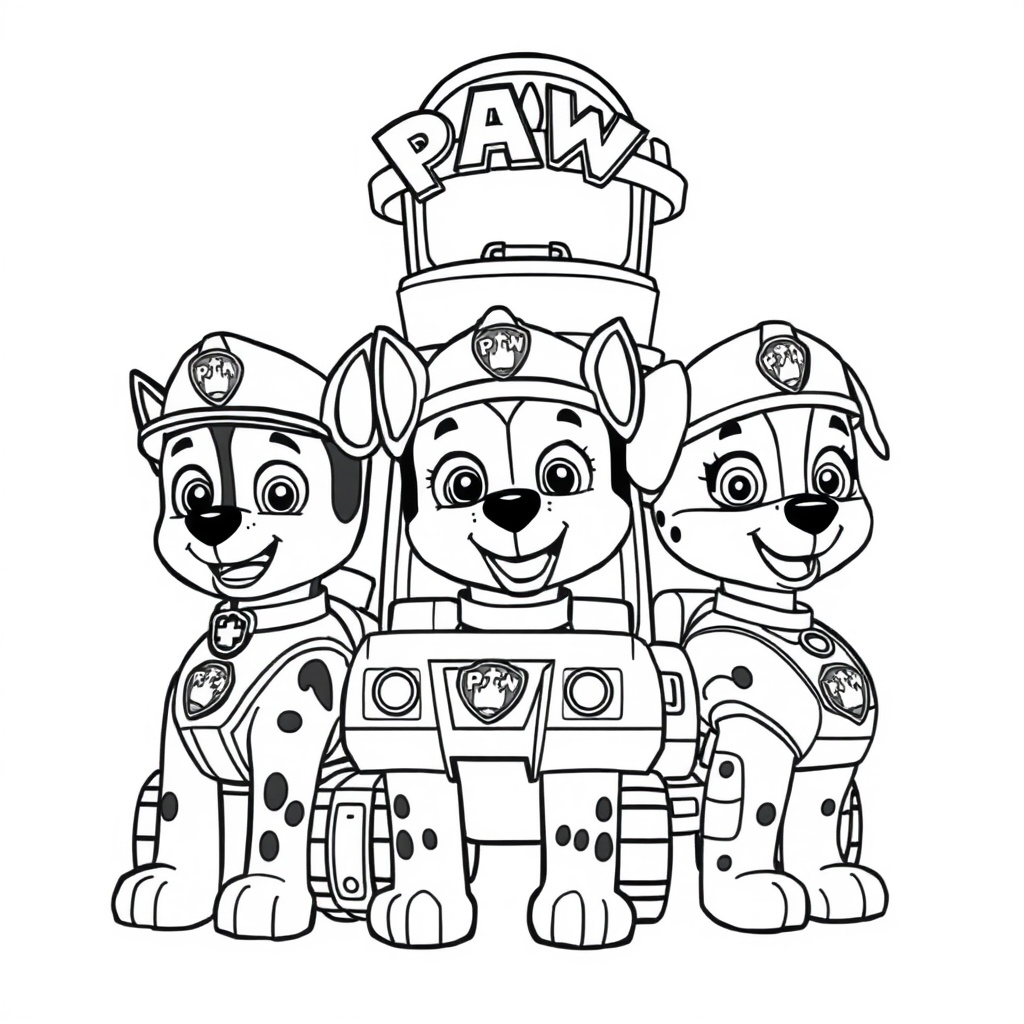 PAW Patrol Coloring Book