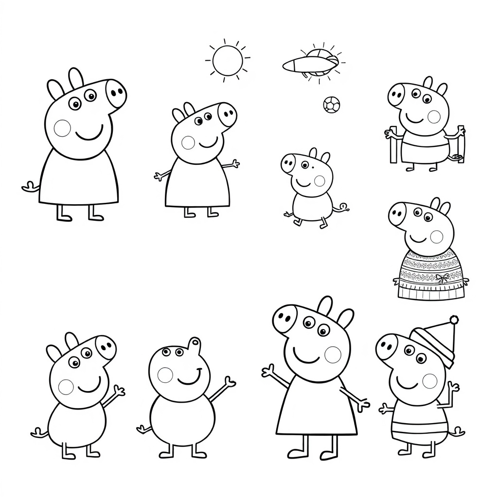 Kolorowanka Peppa Pig